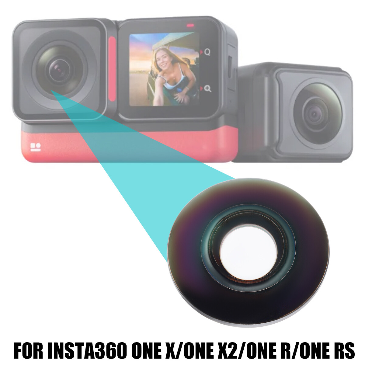 Camera Lens Replacement For Insta360 One X/One R/One X2/One RS Camera Authentic