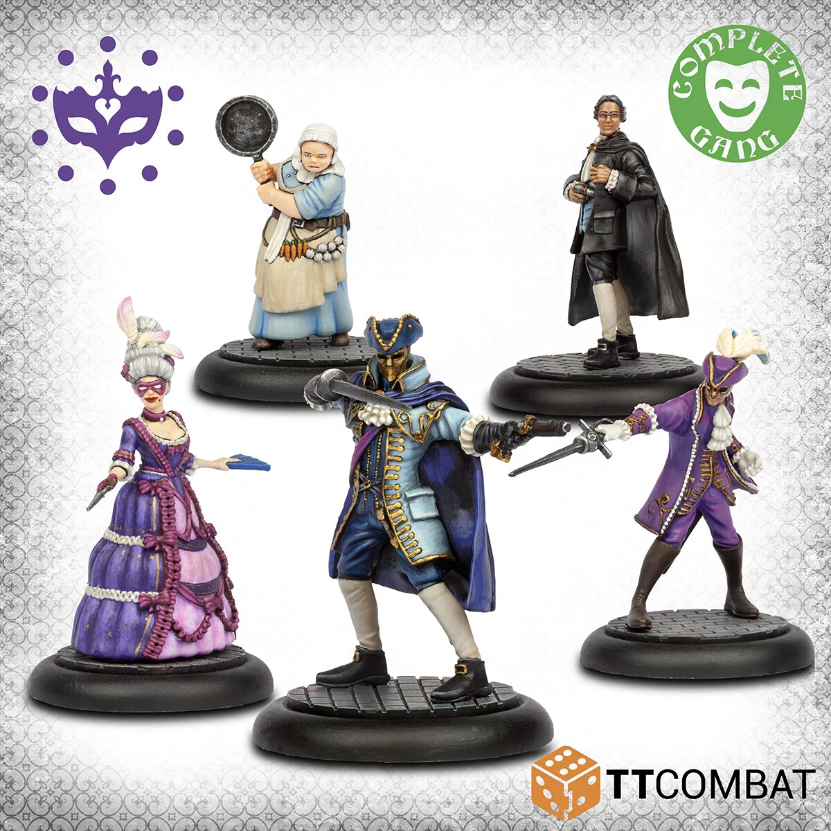 Carnevale Patricians  Starter Gang miniatures set