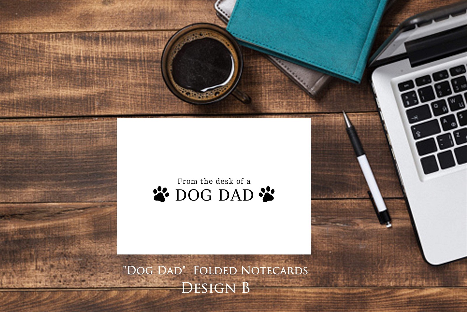 Dog Dad (Style B) - 12 ct. Folded Notecards gift set