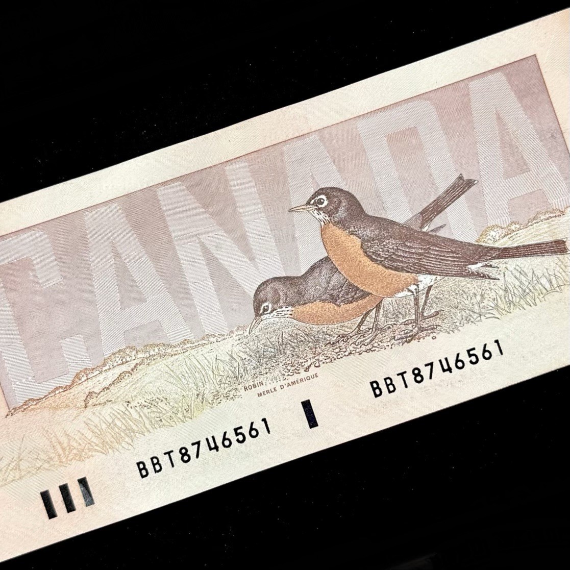 1986 Bank Of Canada $2 Dollars Banknote Paper Money Prefix BBT Rare Currency VF