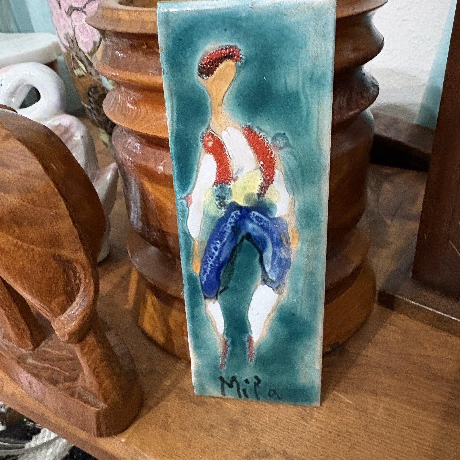 Mila Dubrovnik Tile Wall Art Ceramic Tile Hand Painted