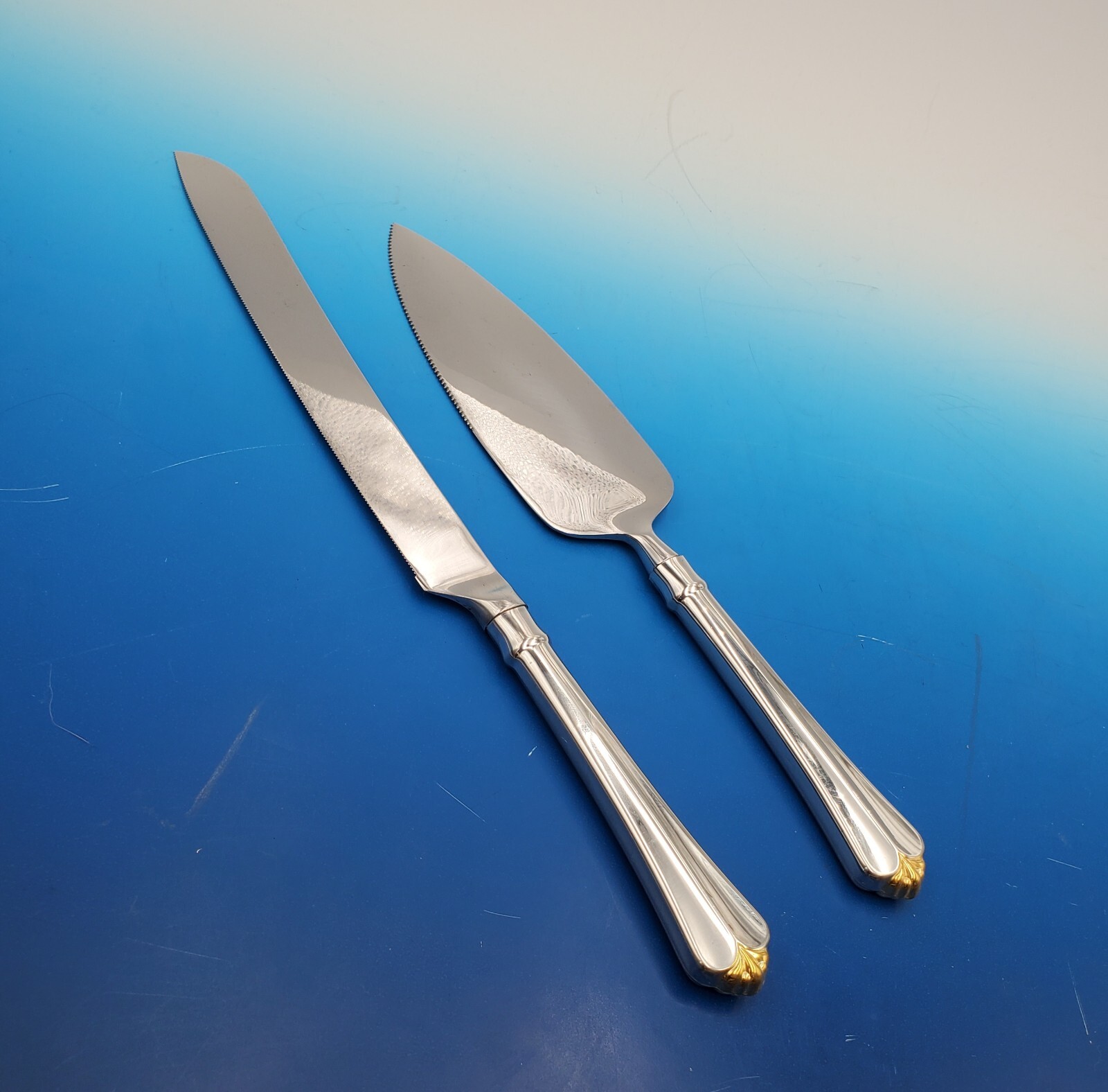 Golden Juilliard by Oneida Stainless Steel Custom Made Cake Server Set