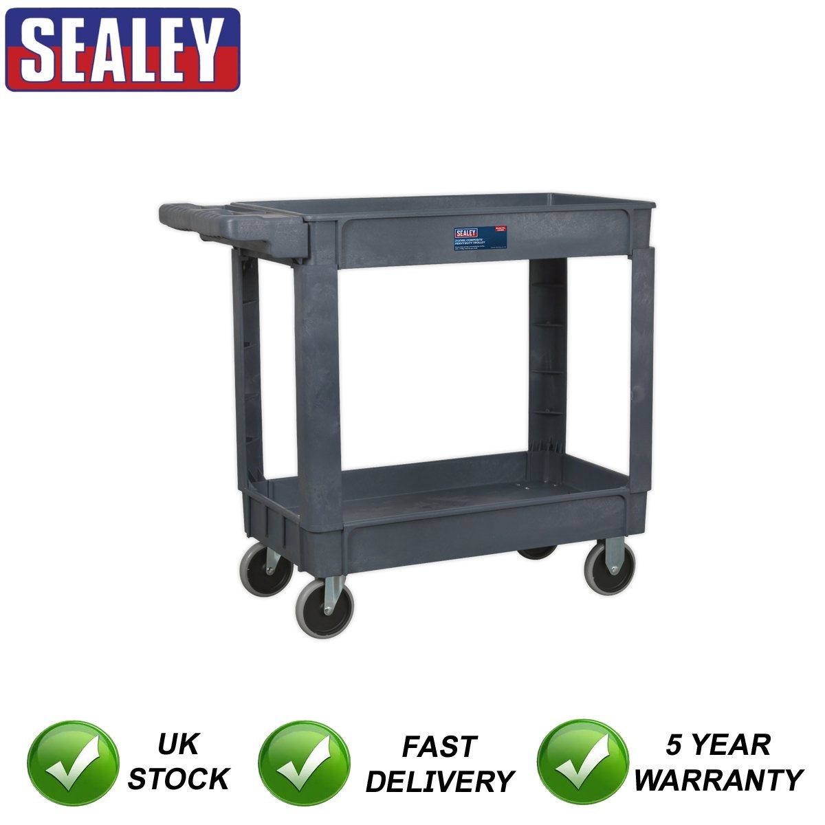 Sealey Composite Heavy-Duty Trolley 2-Level CX202