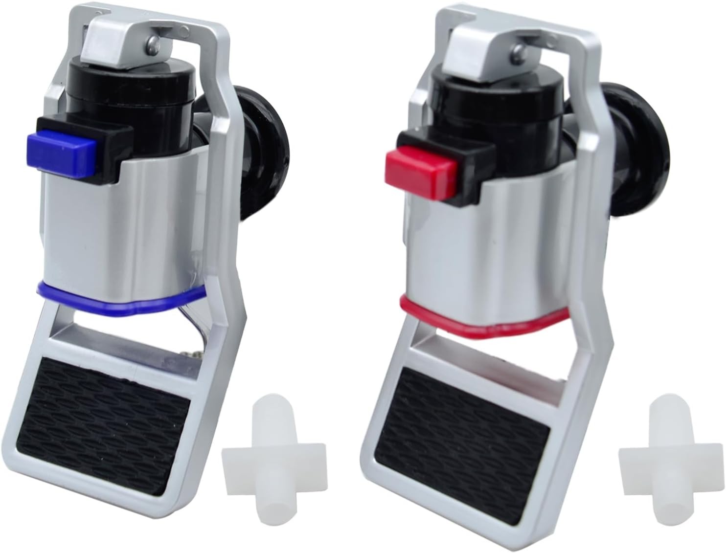 2 Pcs Water Cooler Faucet Replacement for Hot and Cold Water Dispenser (Red and