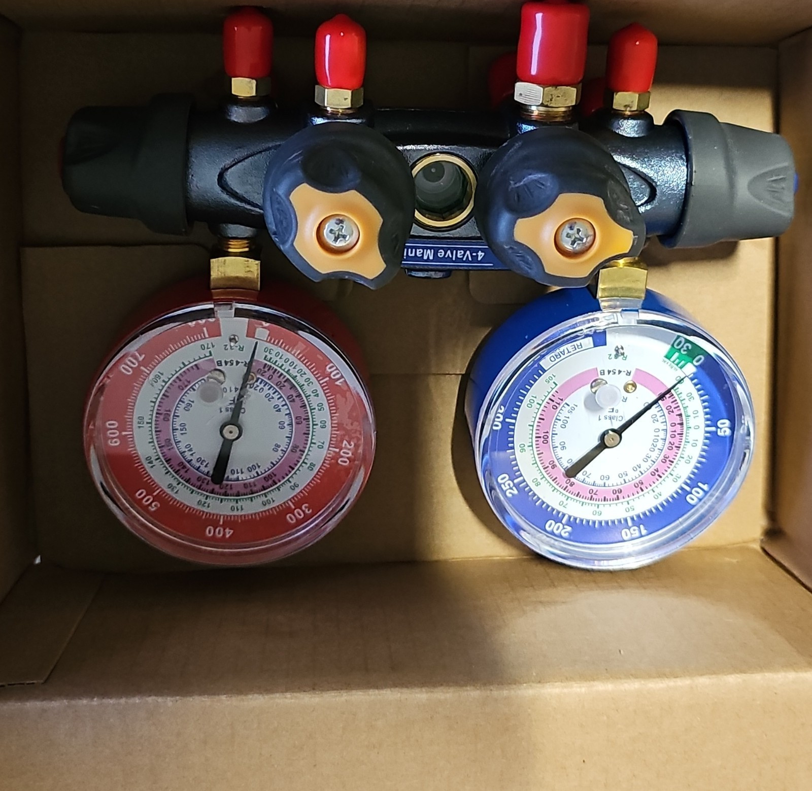 49968 Charging Manifold and 4 Valve Test, A/C Manifold Gauge Tool