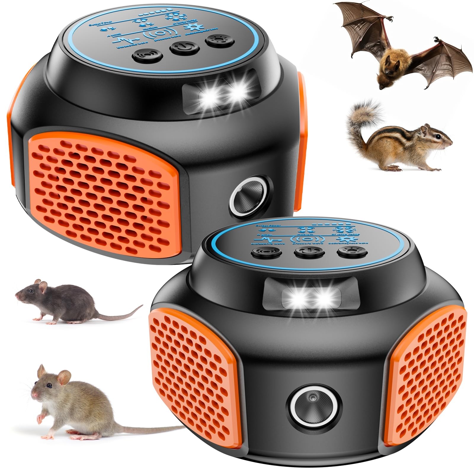 2026 360°Ultrasonic Mouse Repellent Plug in Indoor Pest Control for Rodent Mi...