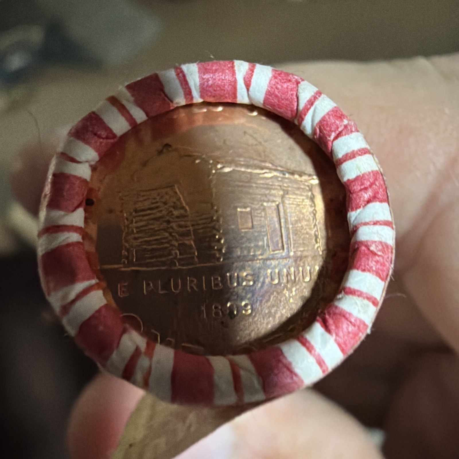 2009-D Lincoln Bicentennial Cent Roll. LP-1 “Birth” Cabin In Kentucky.