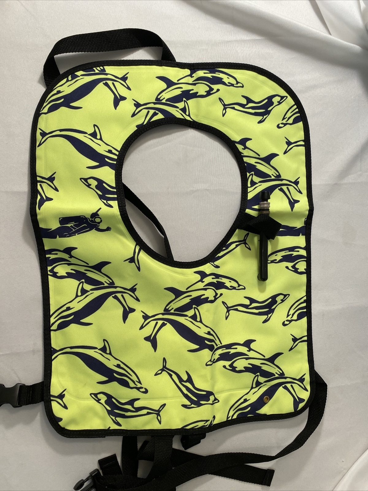 Snorkel Pro Cruiser Skin Diving Vest Snorkeling - NWOT Shoulder Inflate Dolphin