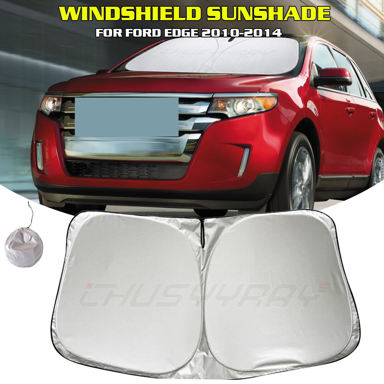 For Ford Ford EDGE 2013 Car Windshield Sun Shade Foldable Shield Cover Visor