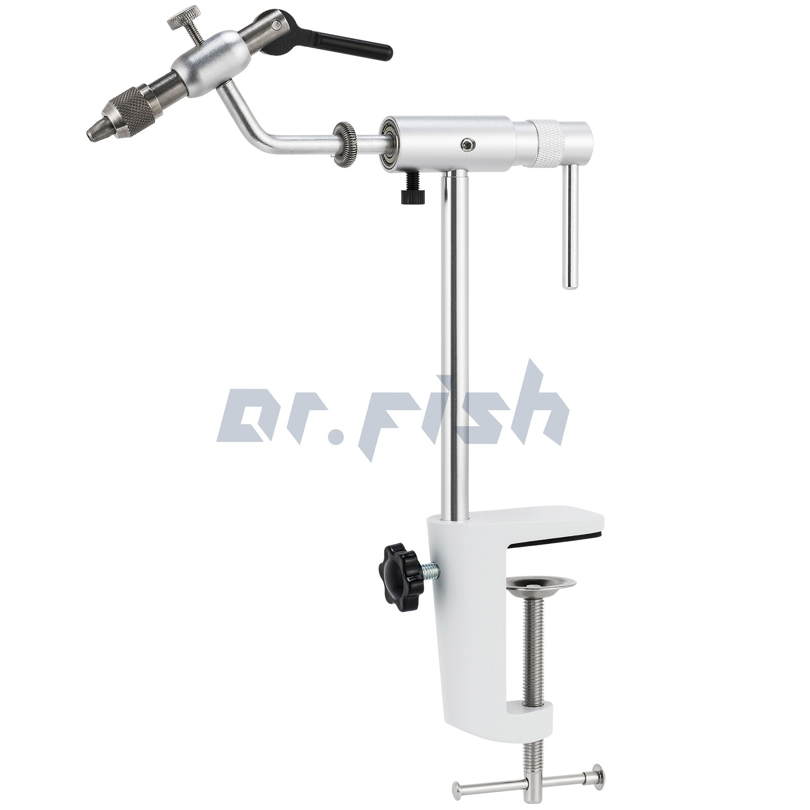 Fly Tying Vise Rotary Aluminum Alloy C-Clamp Travel Fishing Flies Tying Tool