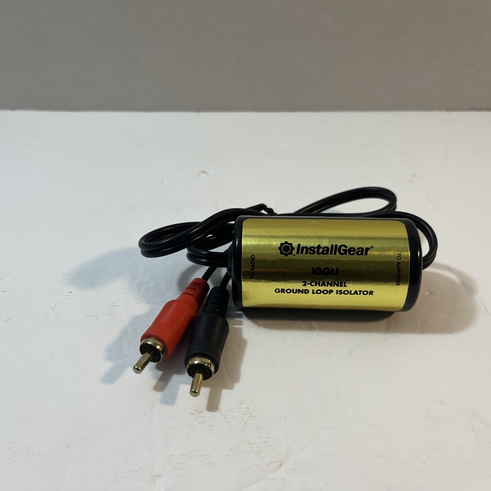 Install Gear Ground Loop Noise Isolator, Amplifier Noise Filter For Car Audio