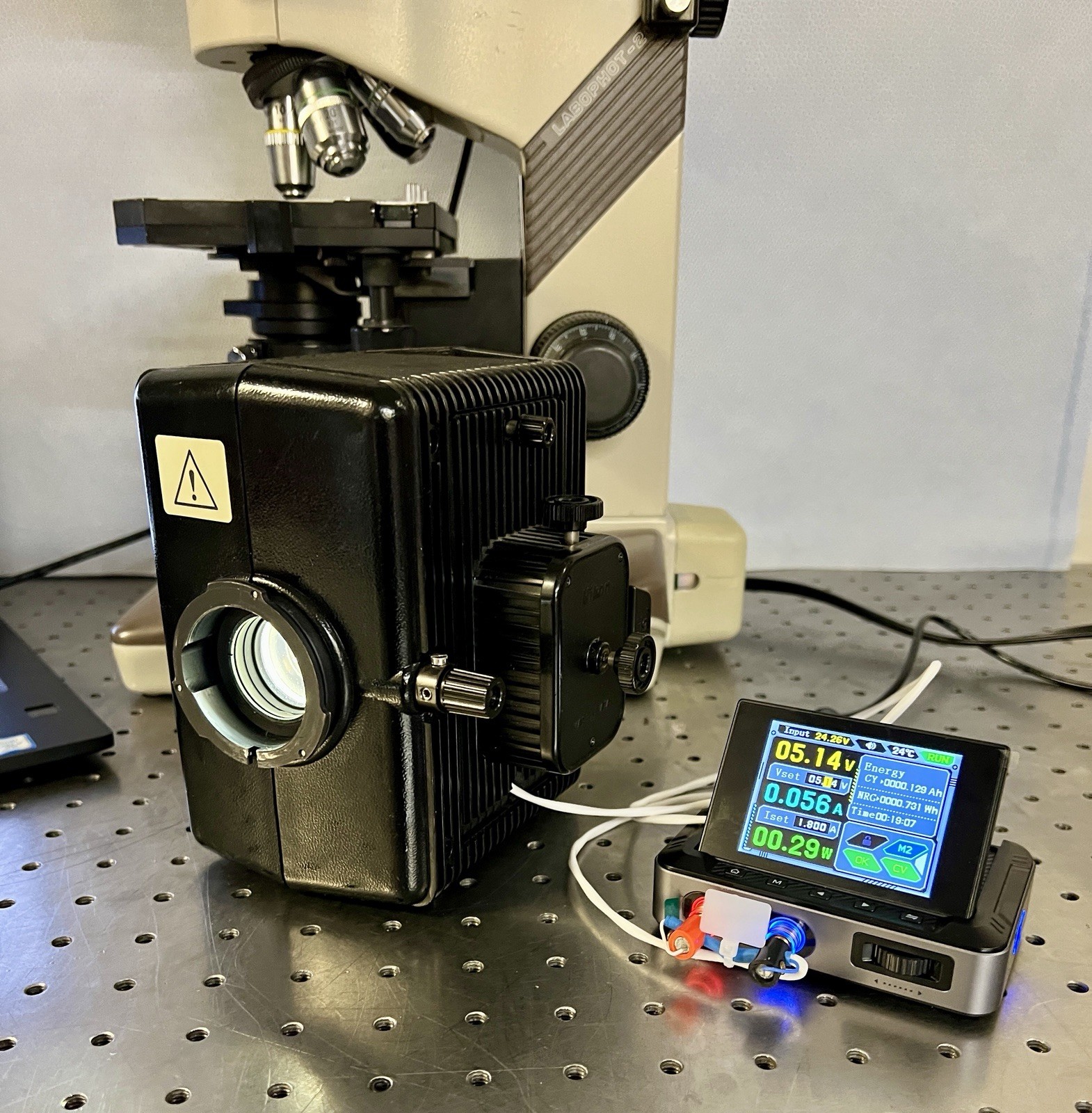 Nikon Labophot 2 LED Fluorescence Microscope CAM + Guarantee