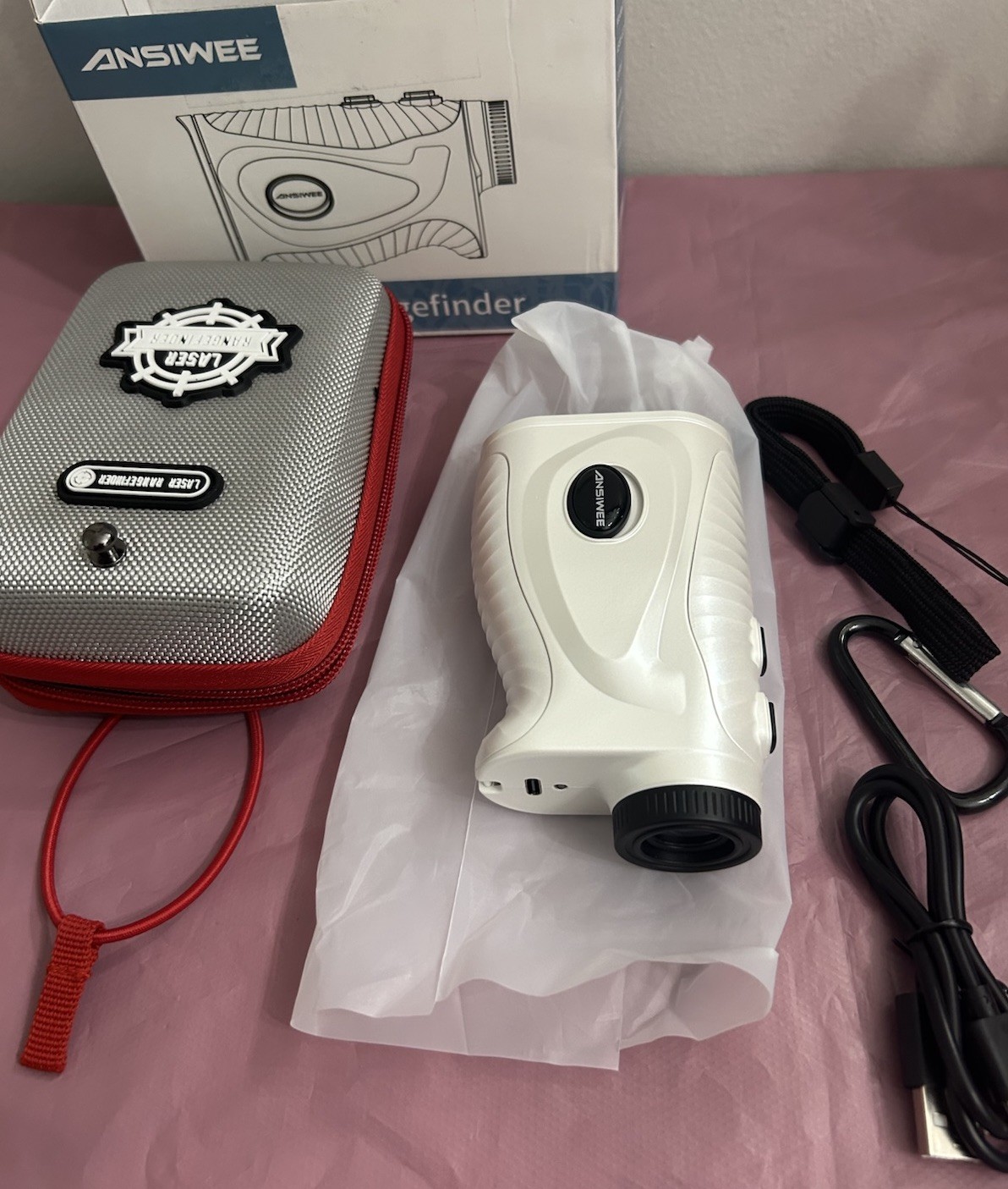 Original Fading Wave Mini Design: Precision Golf Rangefinder Laser Range Finder