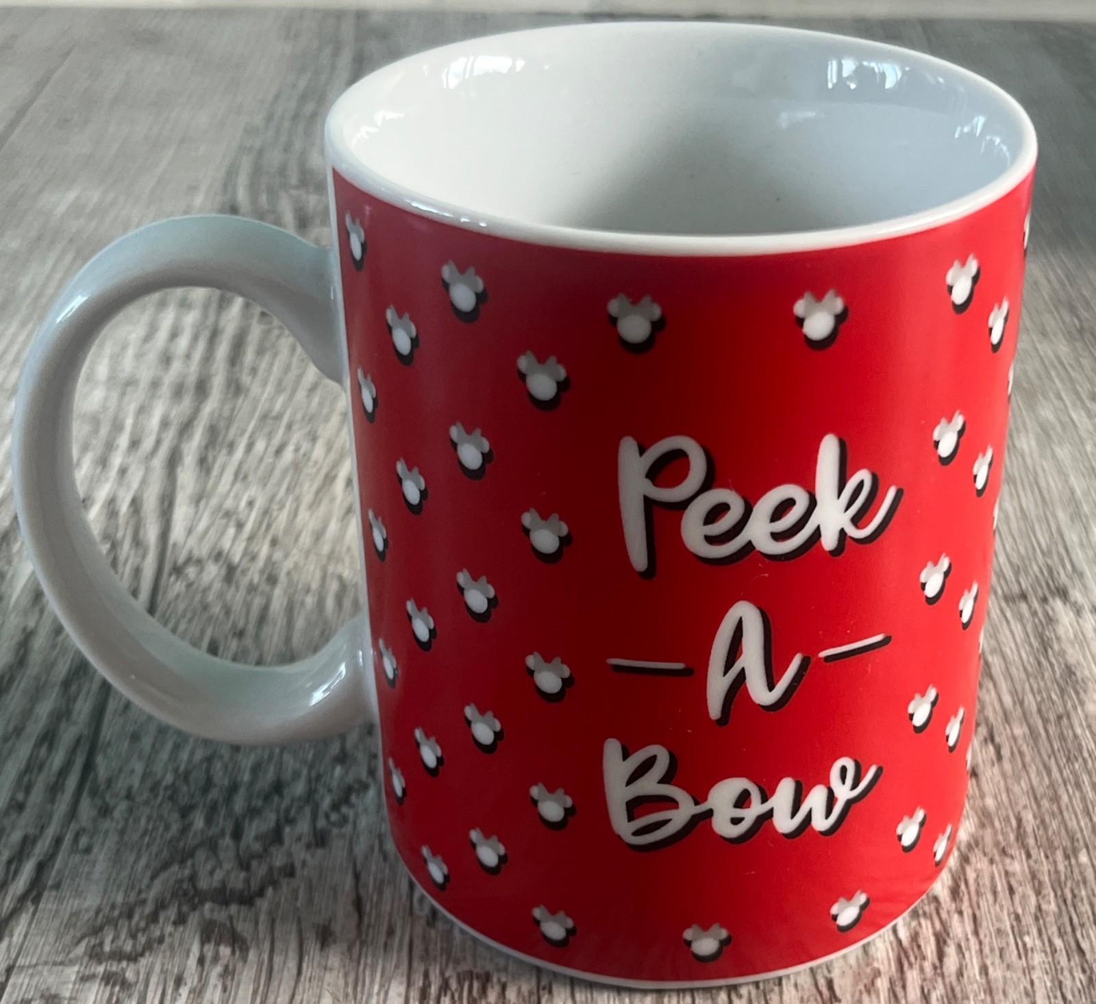 The House Of Minnie 'Peek A Bow' Coffee Mug | Minnie Mouse