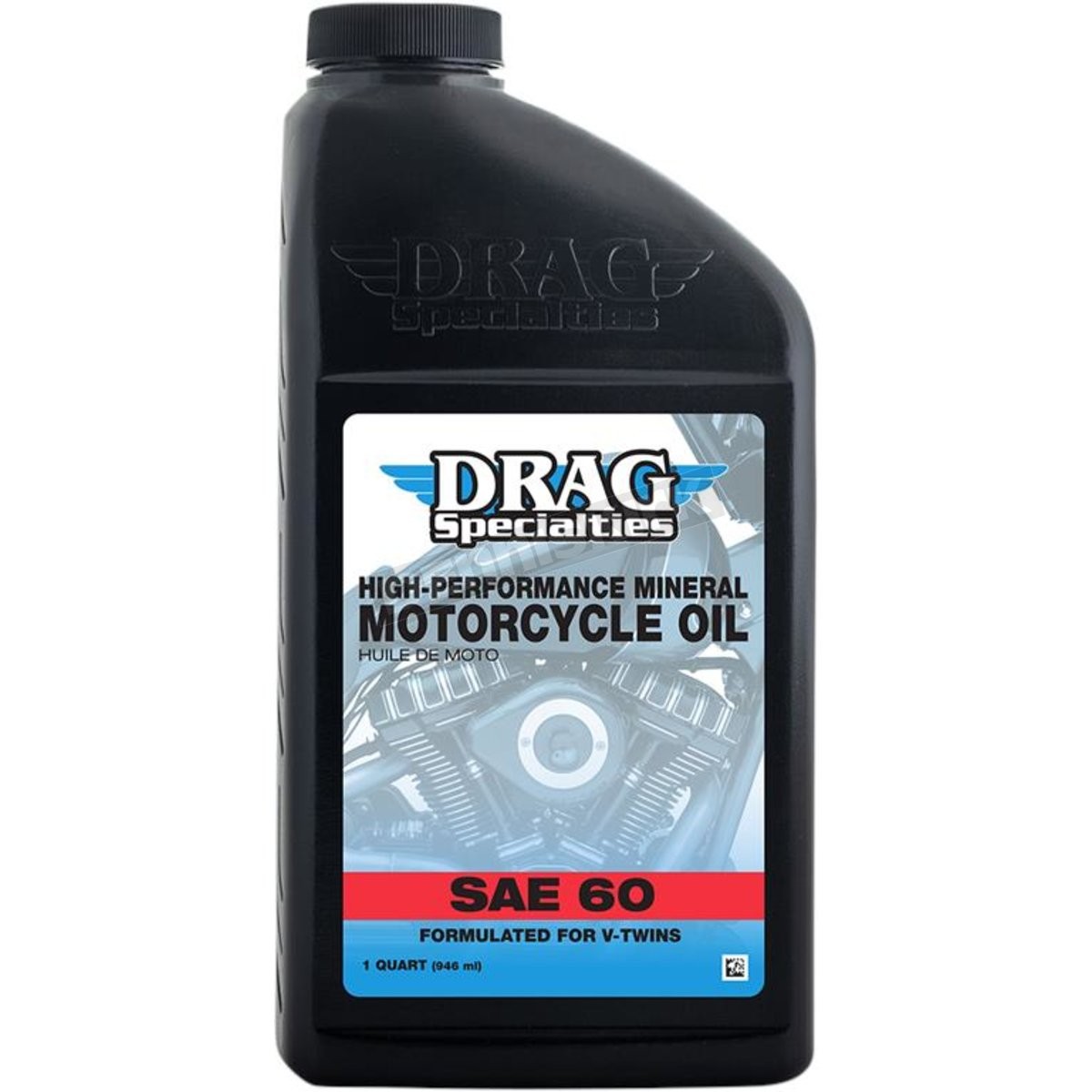 Drag Specialties High Performance Mineral SAE 60 Oil - 3601-0768