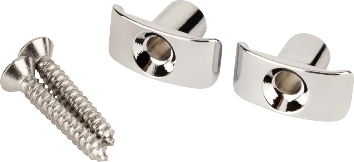 099-2081-000 (2) Fender Ultra Guitar Chrome String Guides Retainers EZAC Elite