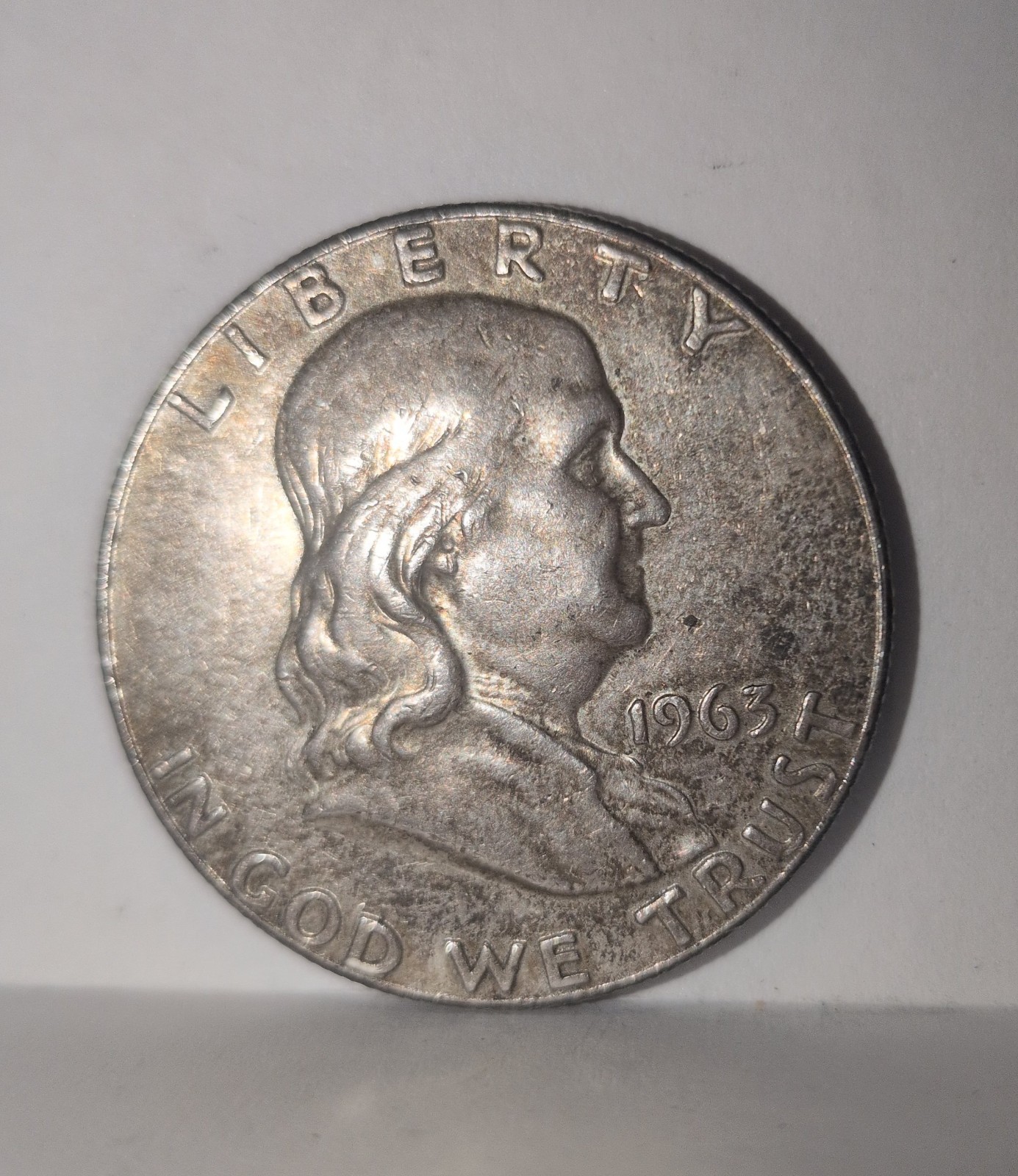 1963 Silver Franklin Half Dollar #114
