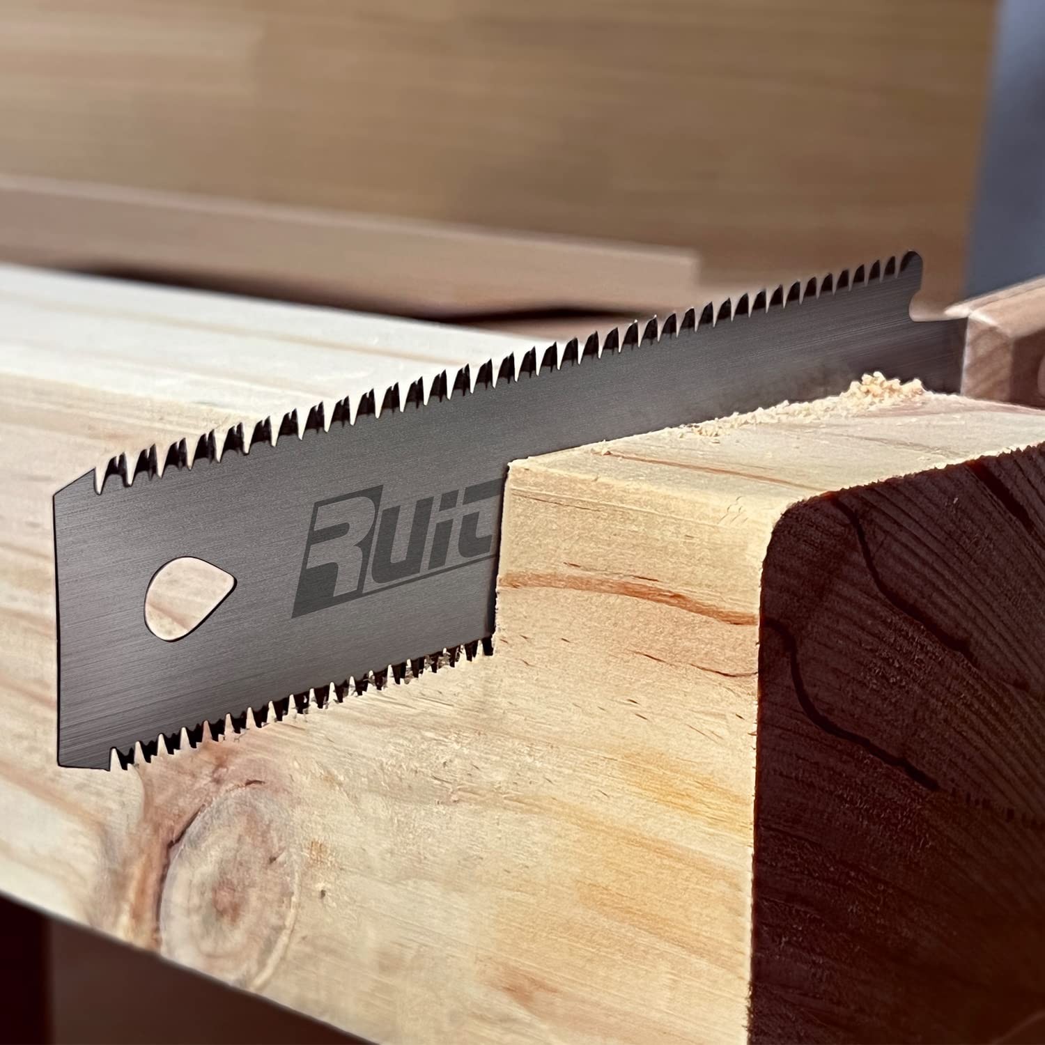 RUITOOL Japanese Hand Saw 6 Inch Double Edge Sided Pull Small, Brown