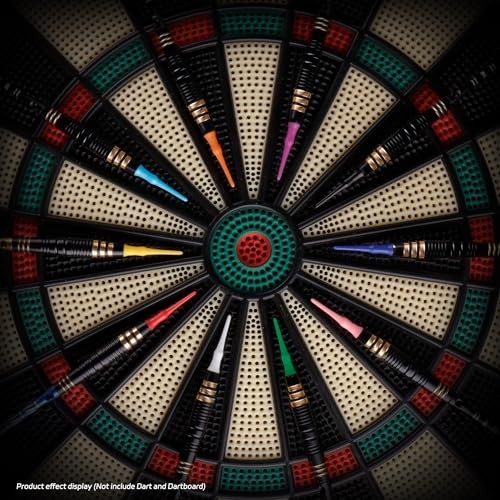 2BA Thread Soft Tip Dart Points 500 Pack, 10 Colors, Plastic Dart Tips 500pcs