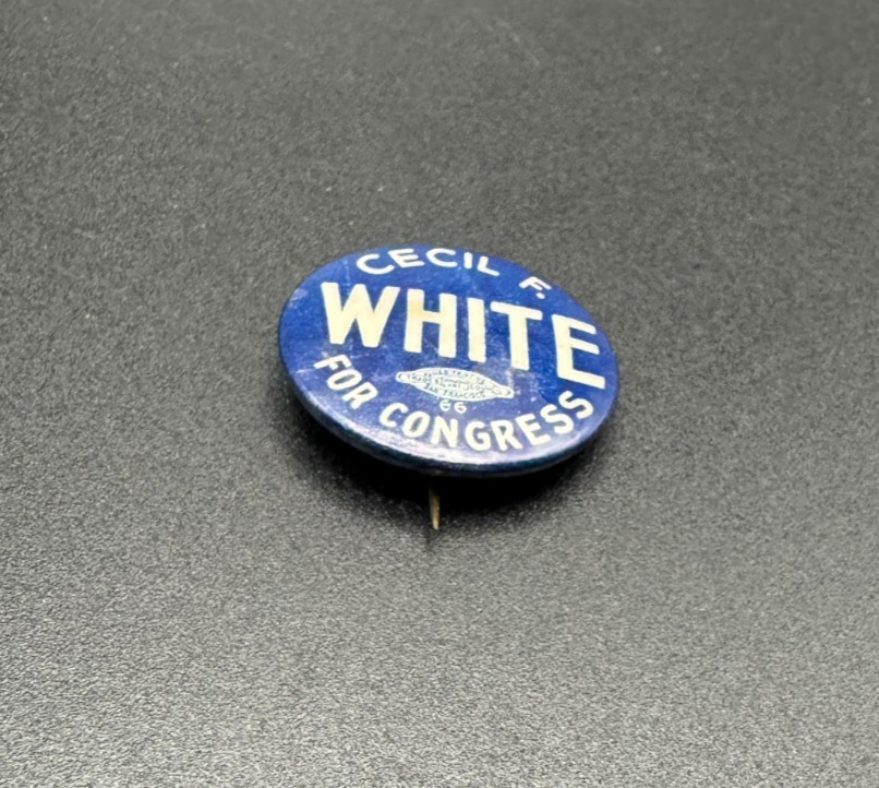 Cecil F. White for Congress 1" Campaign Button - California