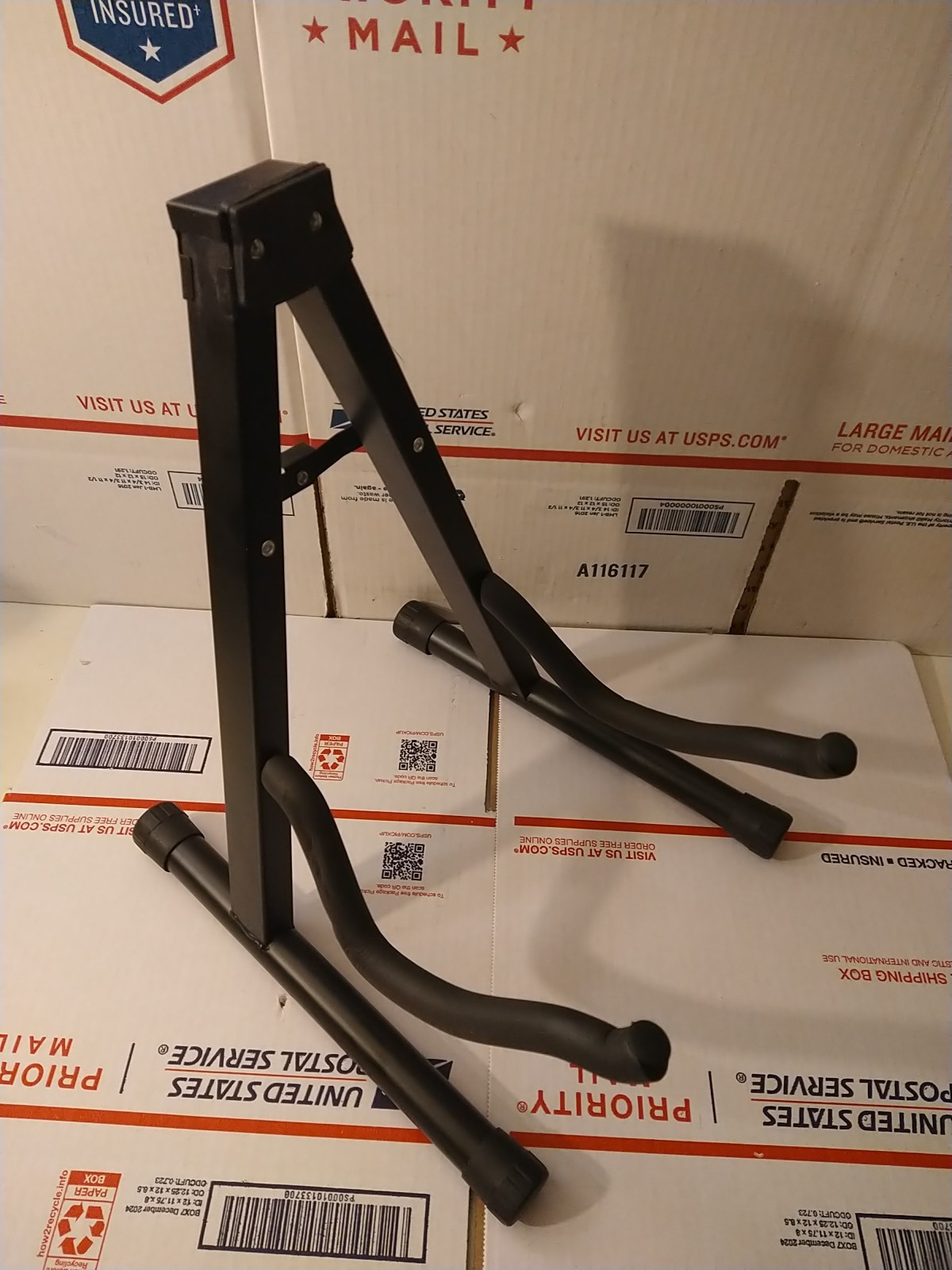 Guitar Stand Universal Foldable Folding A-Frame Instruments Holder Portable