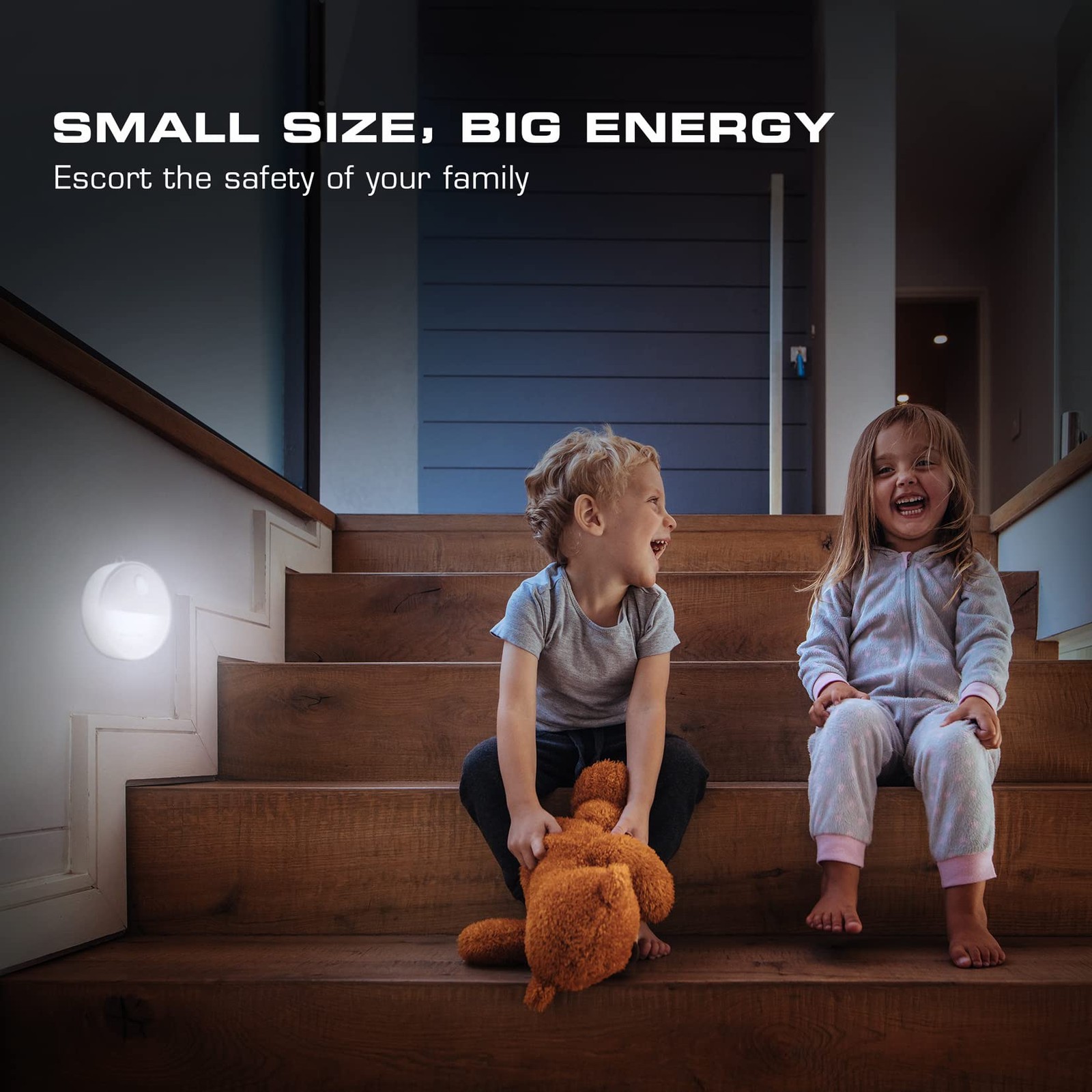 EverBrite LED Motion Sensor Night Light, Automated On & Off, Cool White Motion A