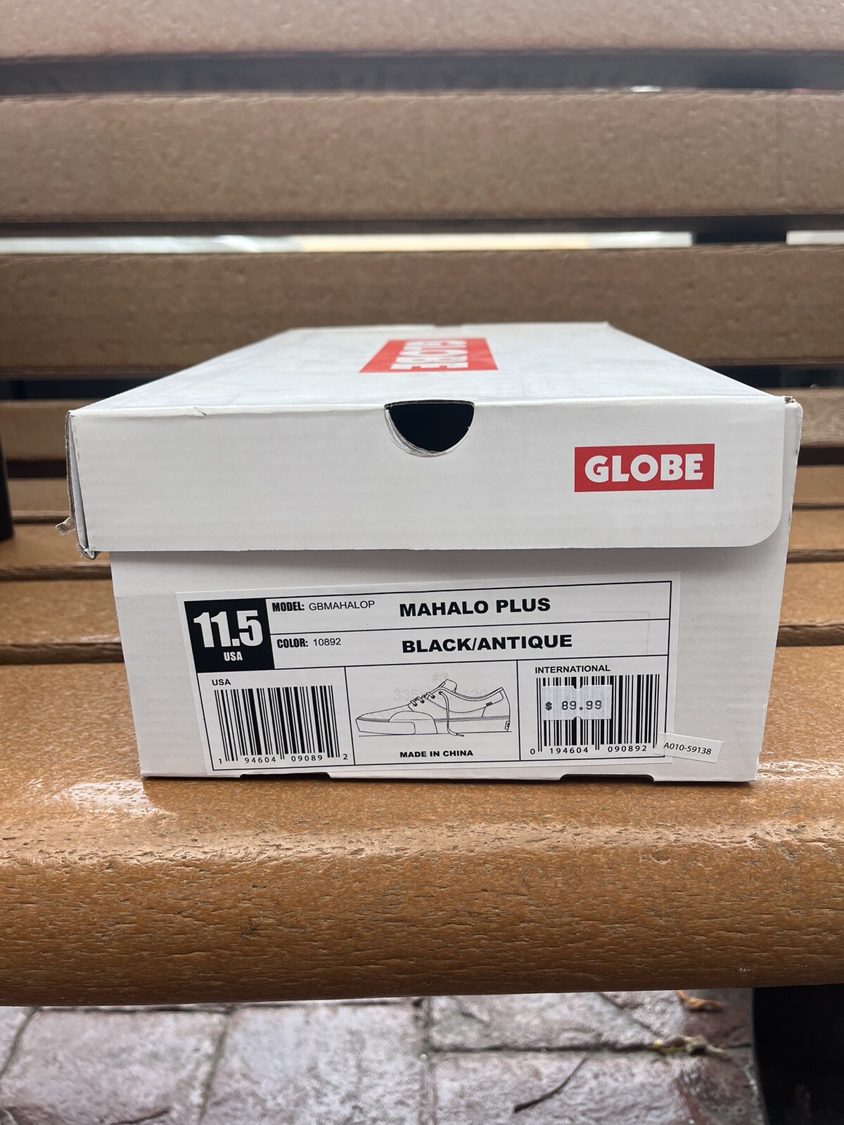 Globe Mahalo Plus Black/antique Size 11.5