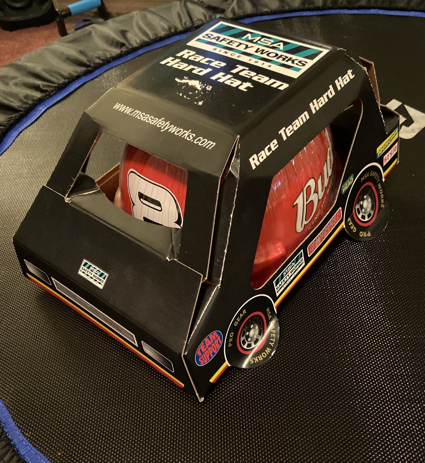 NEW vintage 2000 MSA Dale Earnhardt Jr Hard Hat Unopened In Box Safety Works