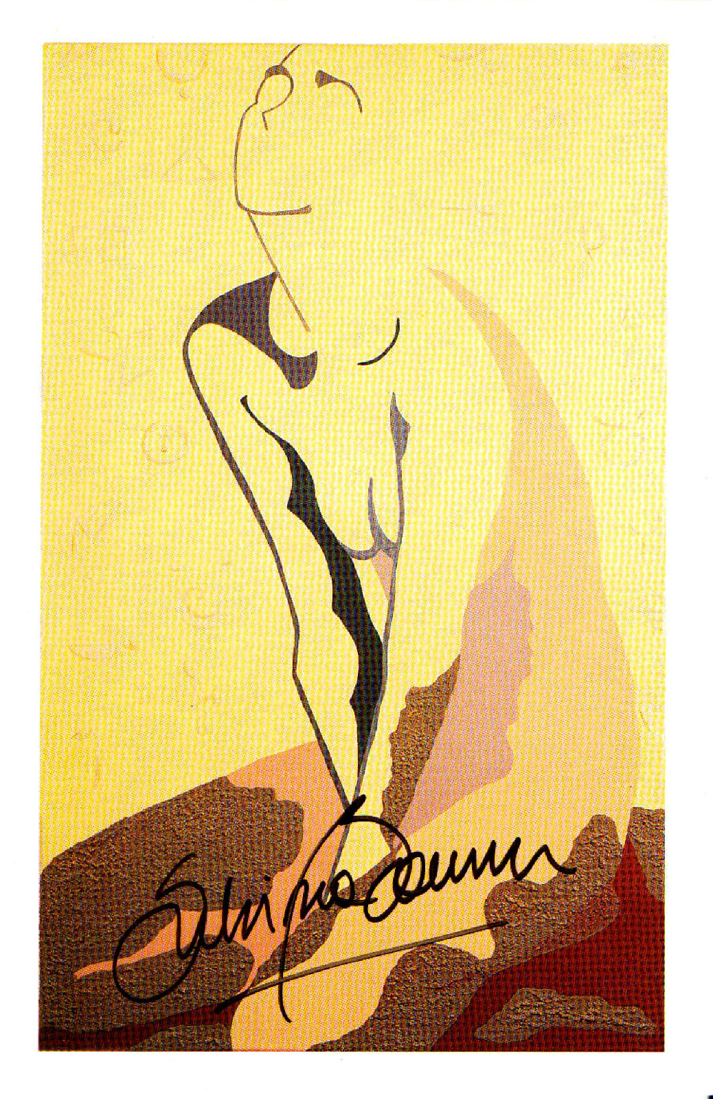 SILVINA BAUM - Argentine Artist - Autograph Gallery Art Card