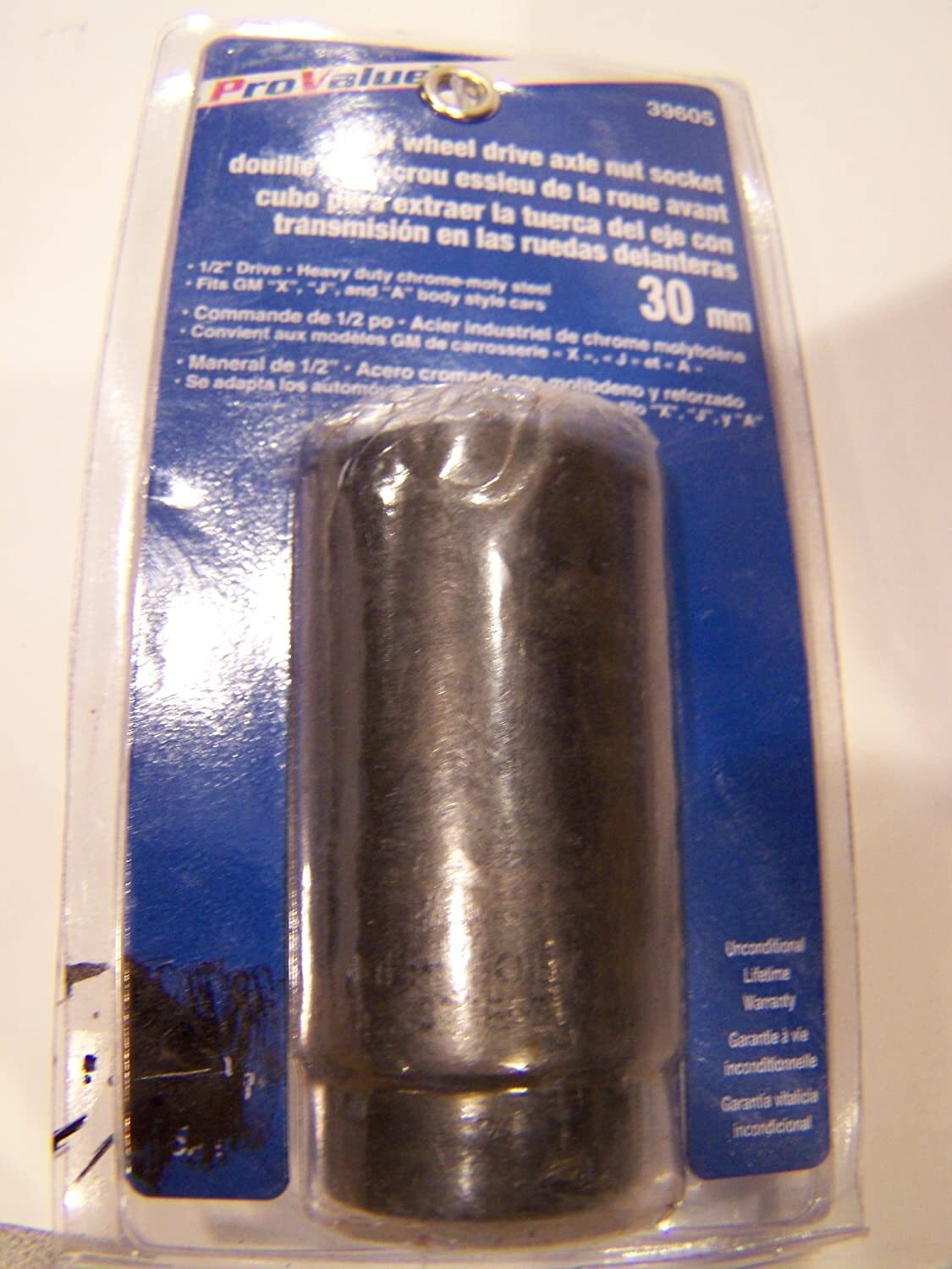 OKSLO Pro Value / Carquest 39605 Front Wheel Drive Axle Nut Socket