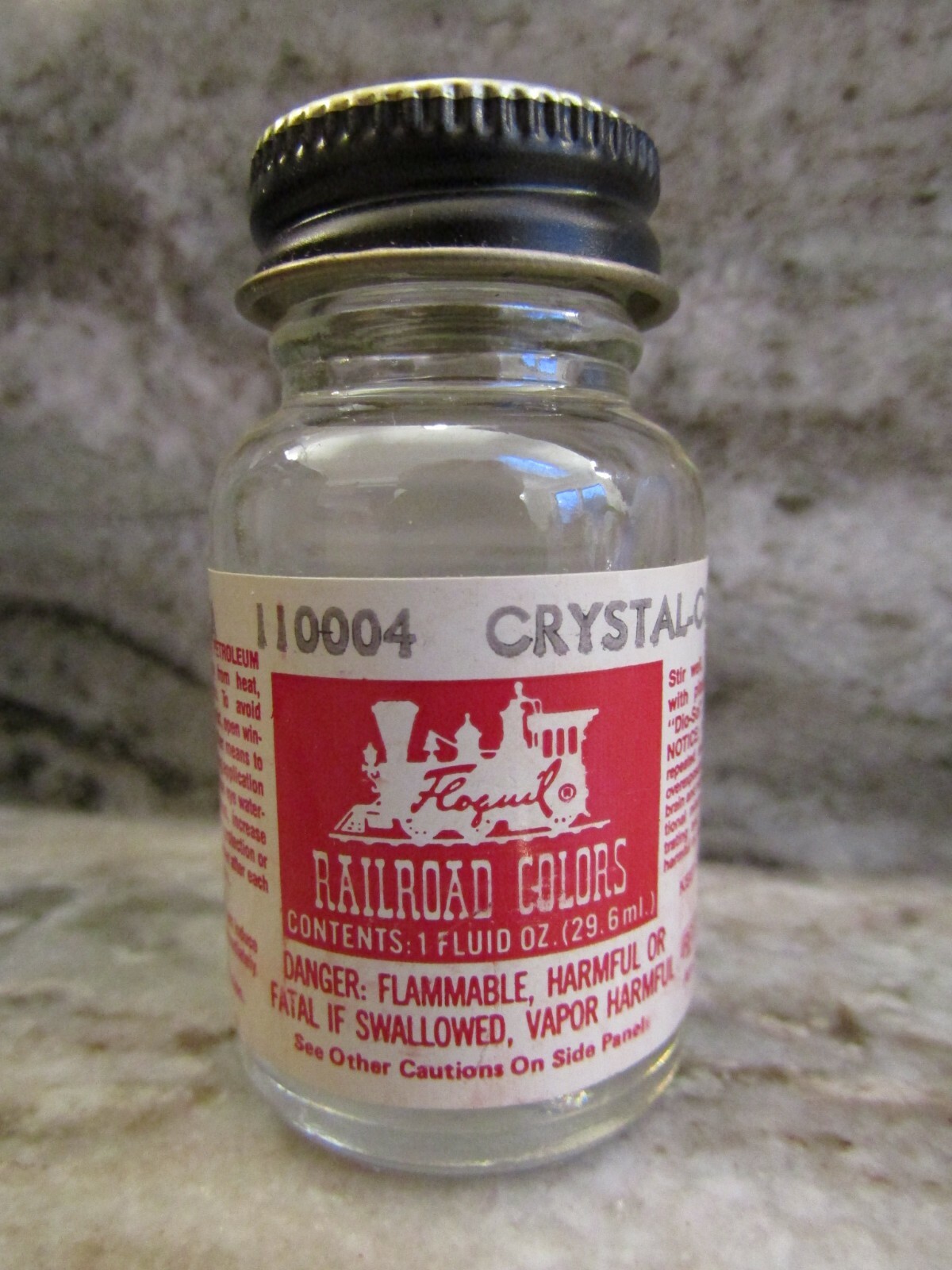FLOQUIL RAILROAD COLORS MODEL PAINT - 1oz 1 OUNCE CRYSTAL - COTE