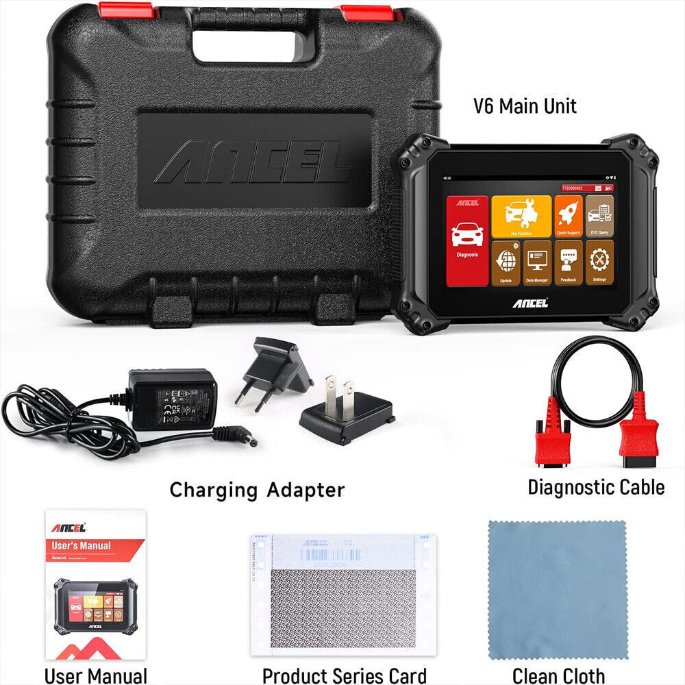 ANCEL V6 Bidirectional Car OBD2 Diagnostic Tool ECU Coding All System Scanner