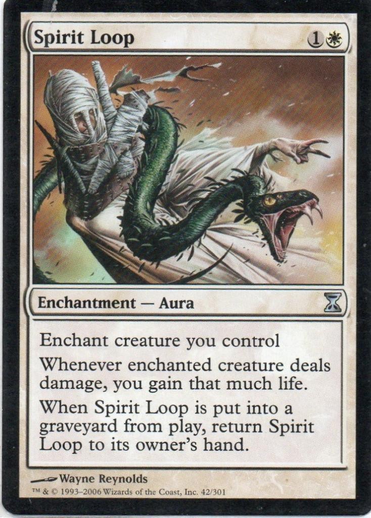 MTG: Time Spiral: Spirit Loop: Lightly Played Condition