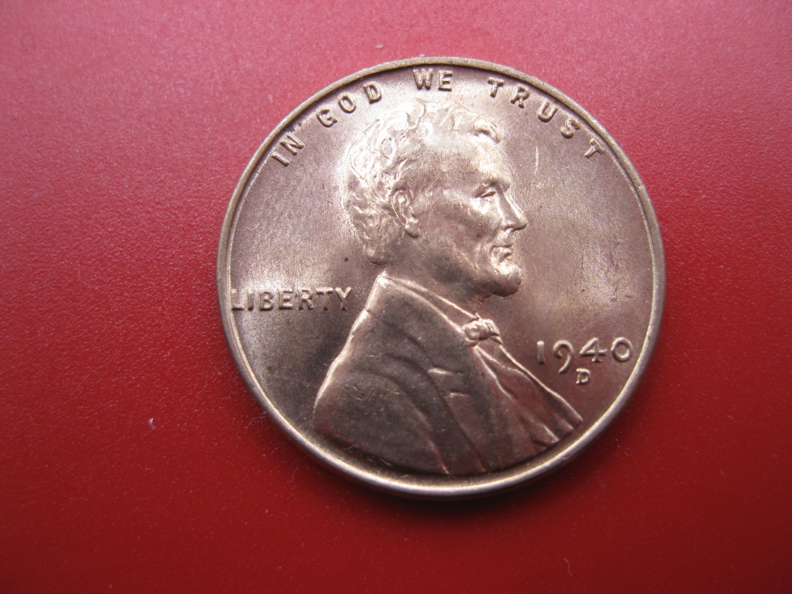 1940 D Lincoln Wheat Cent Gem BU!