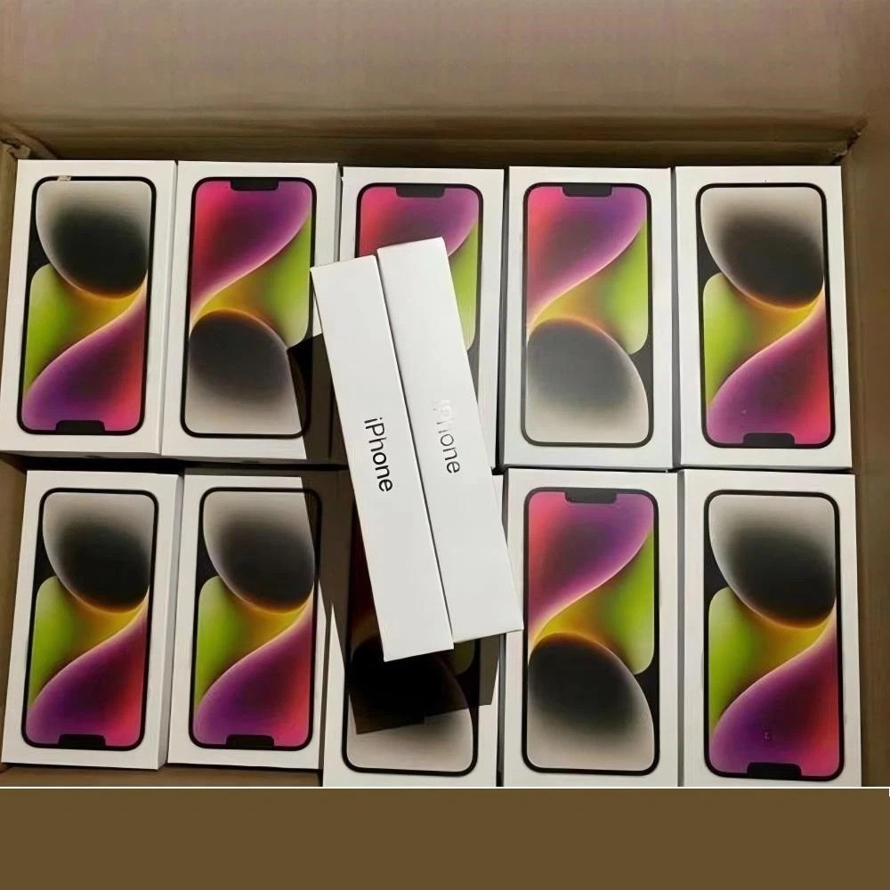 New in Sealed Box Apple iPhone 14 5G A2649 128/256GB Factory Unlocked Smartphone