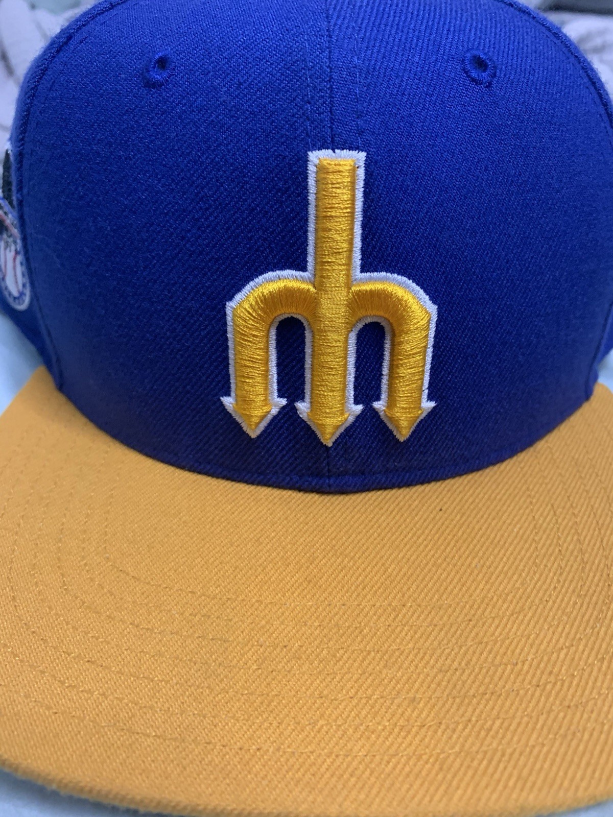 Seattle Mariners 47 SnapBack Hat Autographed By Walter Jones HOF Inscribed!