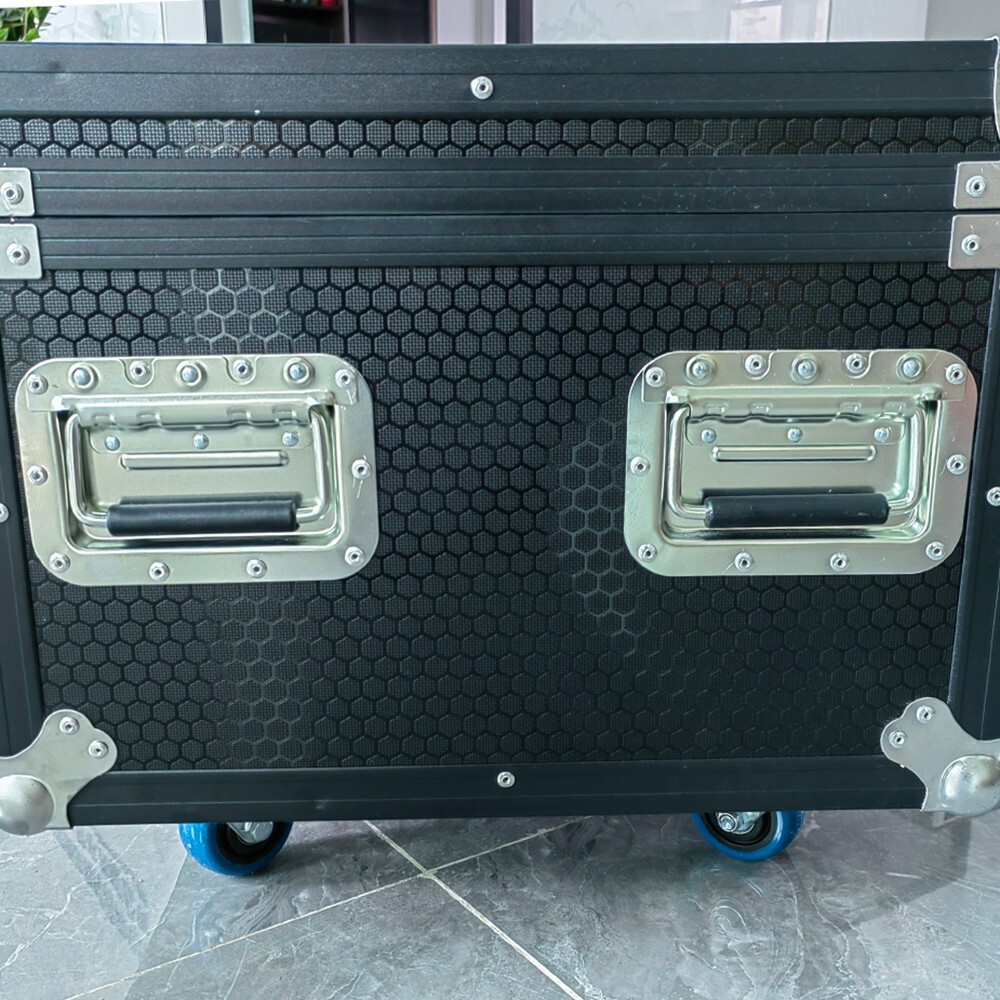 Flight Case with Wheels Pack 8pcs Indoor LED Par Light Empty Road Case US Stock