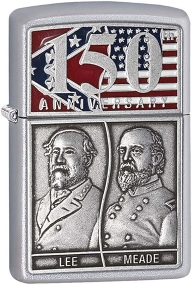 Zippo Limited  Edition Gettysburg 150th Anniversary Satin Chrome 28528