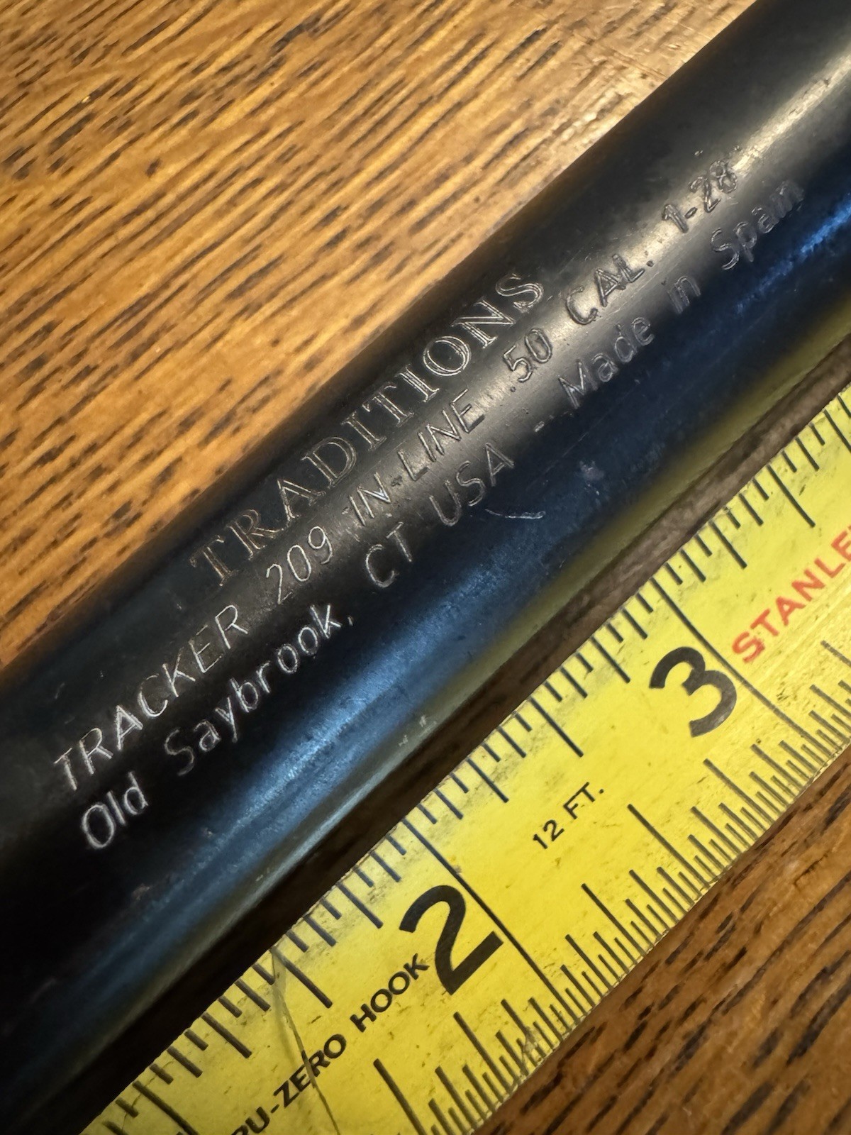 TRADITIONS TRACKER ROUGH 209 INLINE MUZZLELOADER BARREL #5921