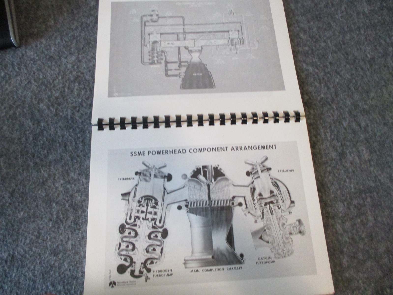 NASA/ROCKETDYNE SPACE SHUTTLE MAIN ENGINE "SSME" DESIGN FEATURES 1975 BOOK