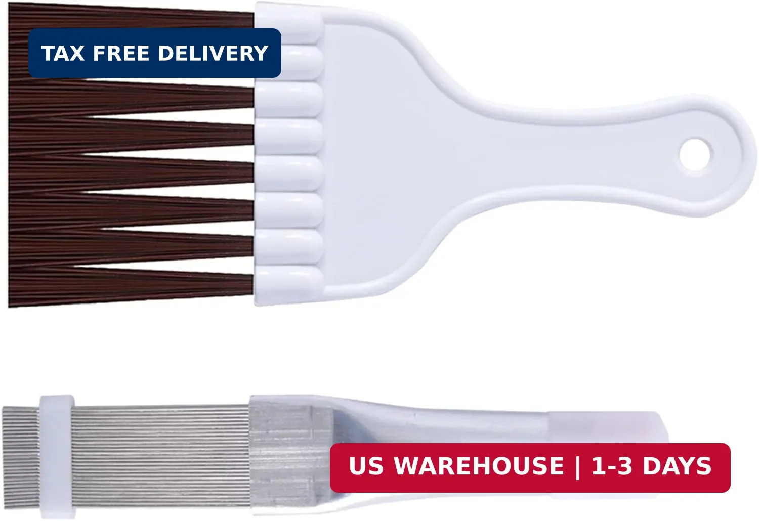2Pcs Air Conditioner Fin Comb Cleaner kit AC Coil Cleaning Brush Condenser Fin S