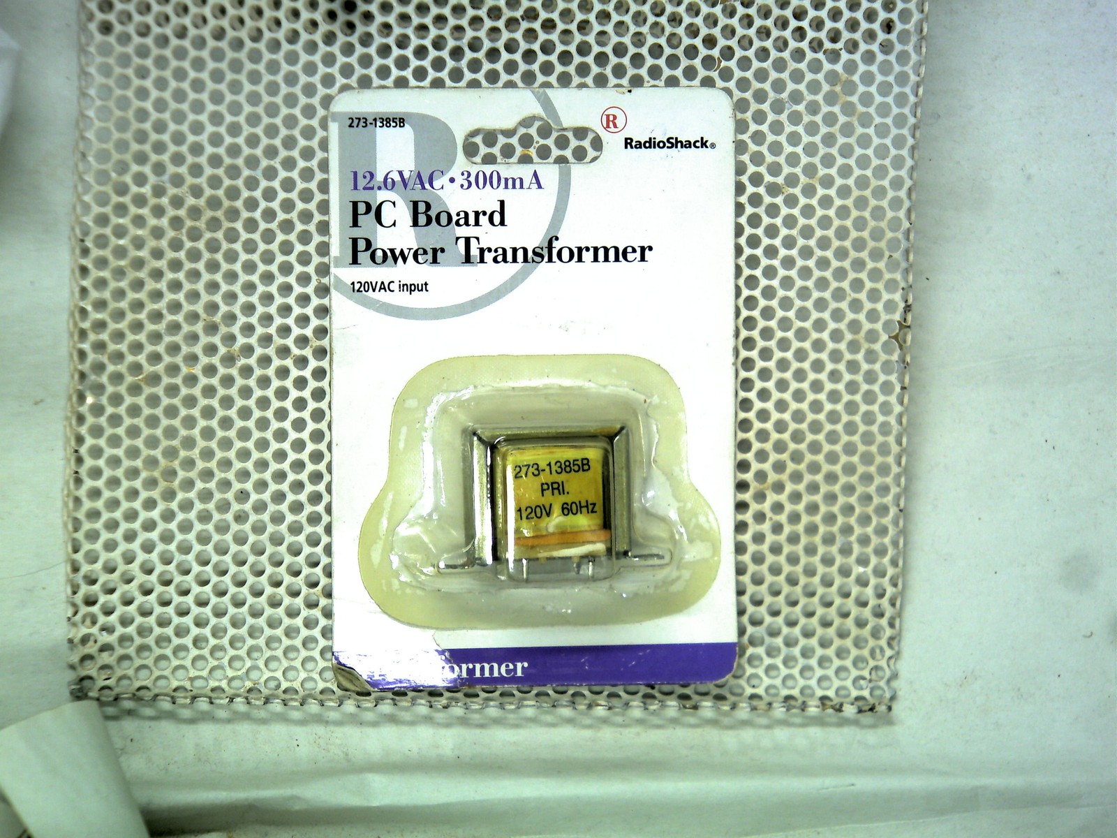 RadioShack 12.6Vac PC Board Transformer 120V input