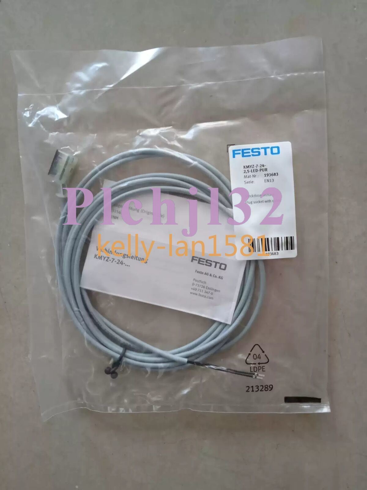 1pcs Festo KMYZ-7-24-2,5-LED-PUR 193683