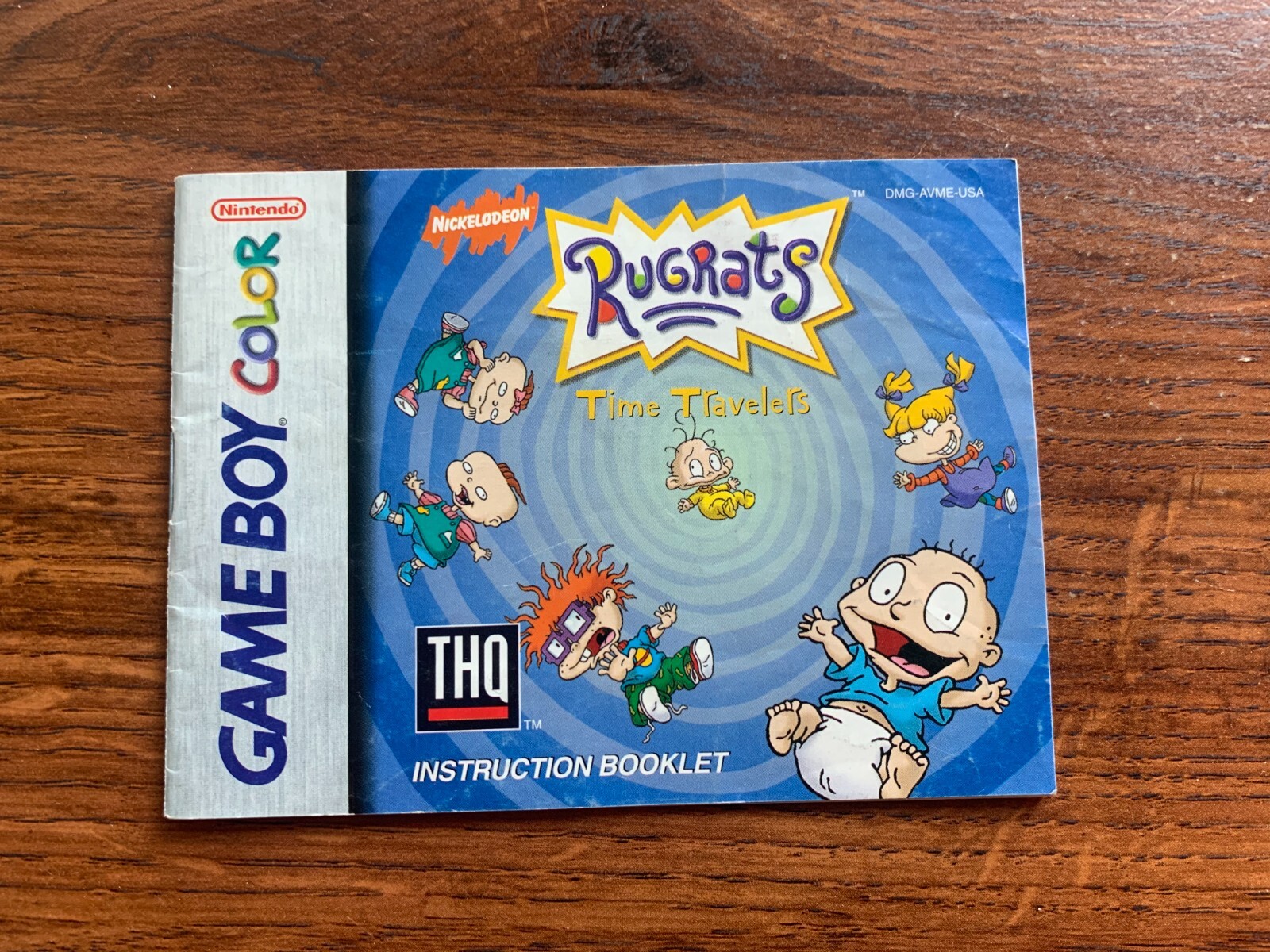 Rugrats Time Travelers Nintendo Gameboy Color Instruction Manual Only
