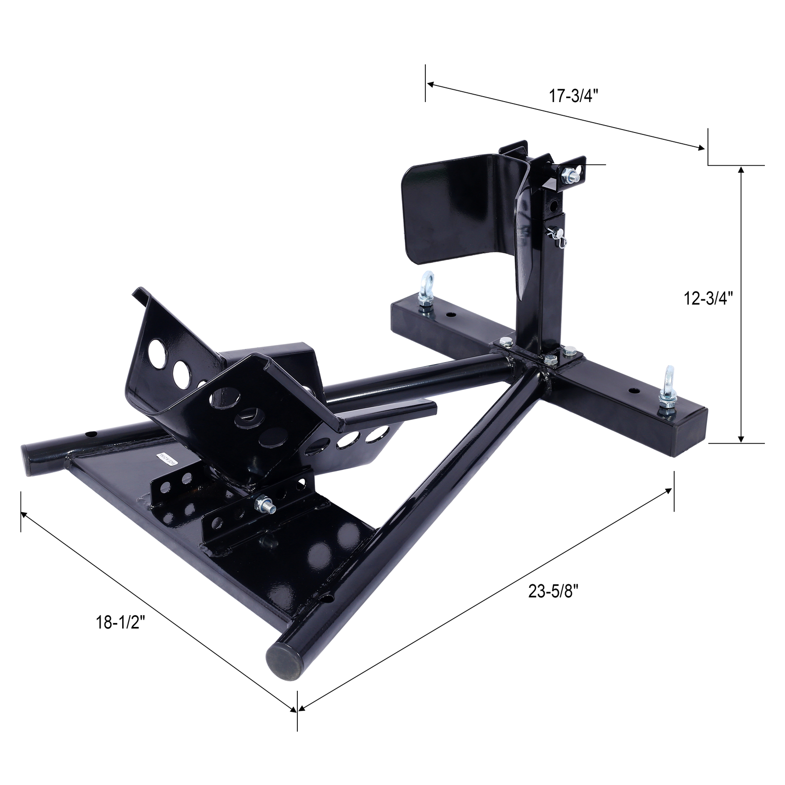Motorcycle Front Tire Chock, for 17"-21" Wheels Locking Adjusting Stand