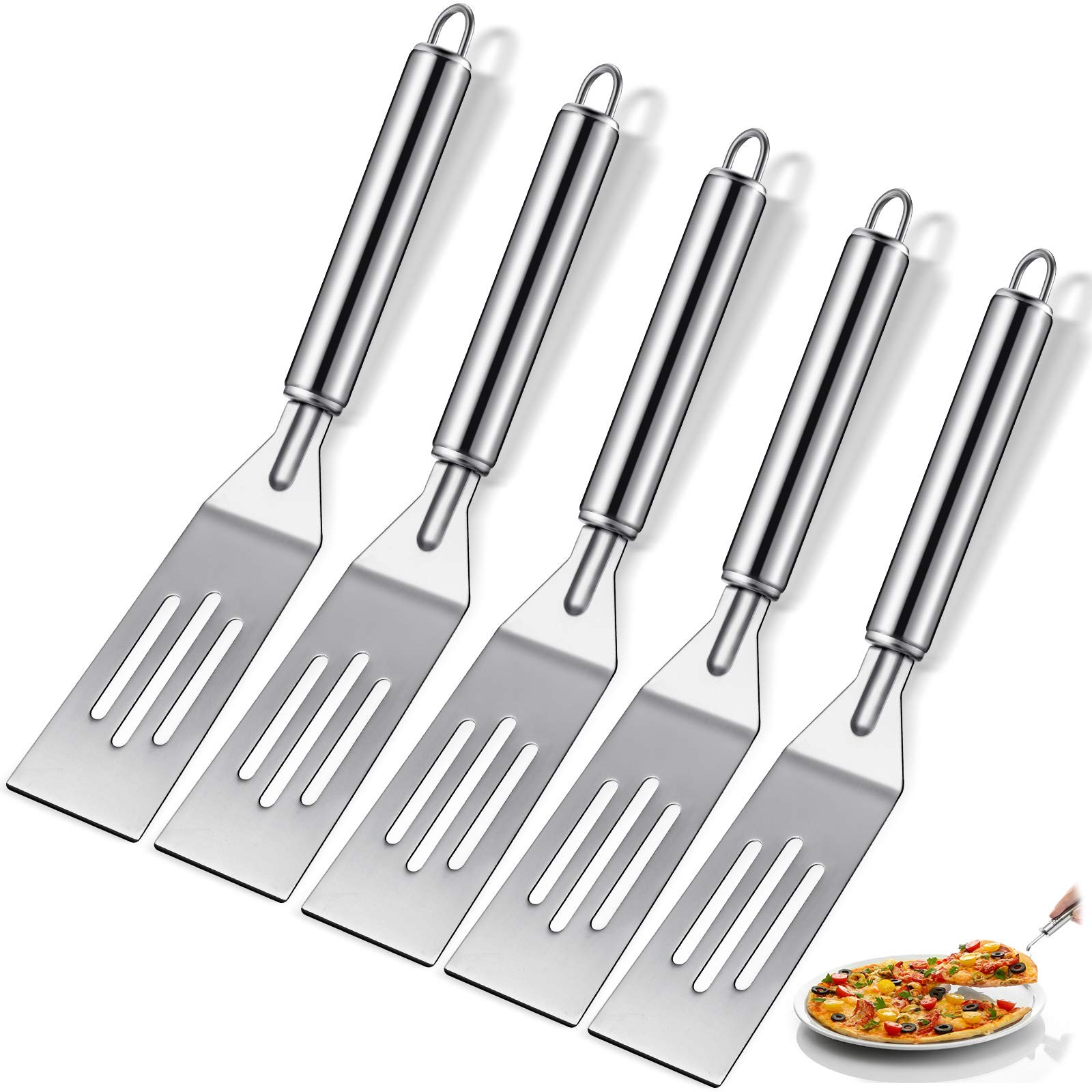 5 Pack Small Spatula Mini Serving Brownie Spatula for Serving and Flipping Cooki