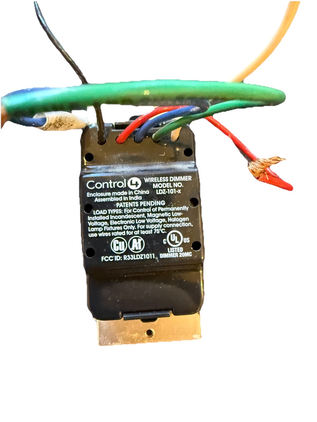 Control4 Wireless Dimmer LDZ-101-X Light Almond