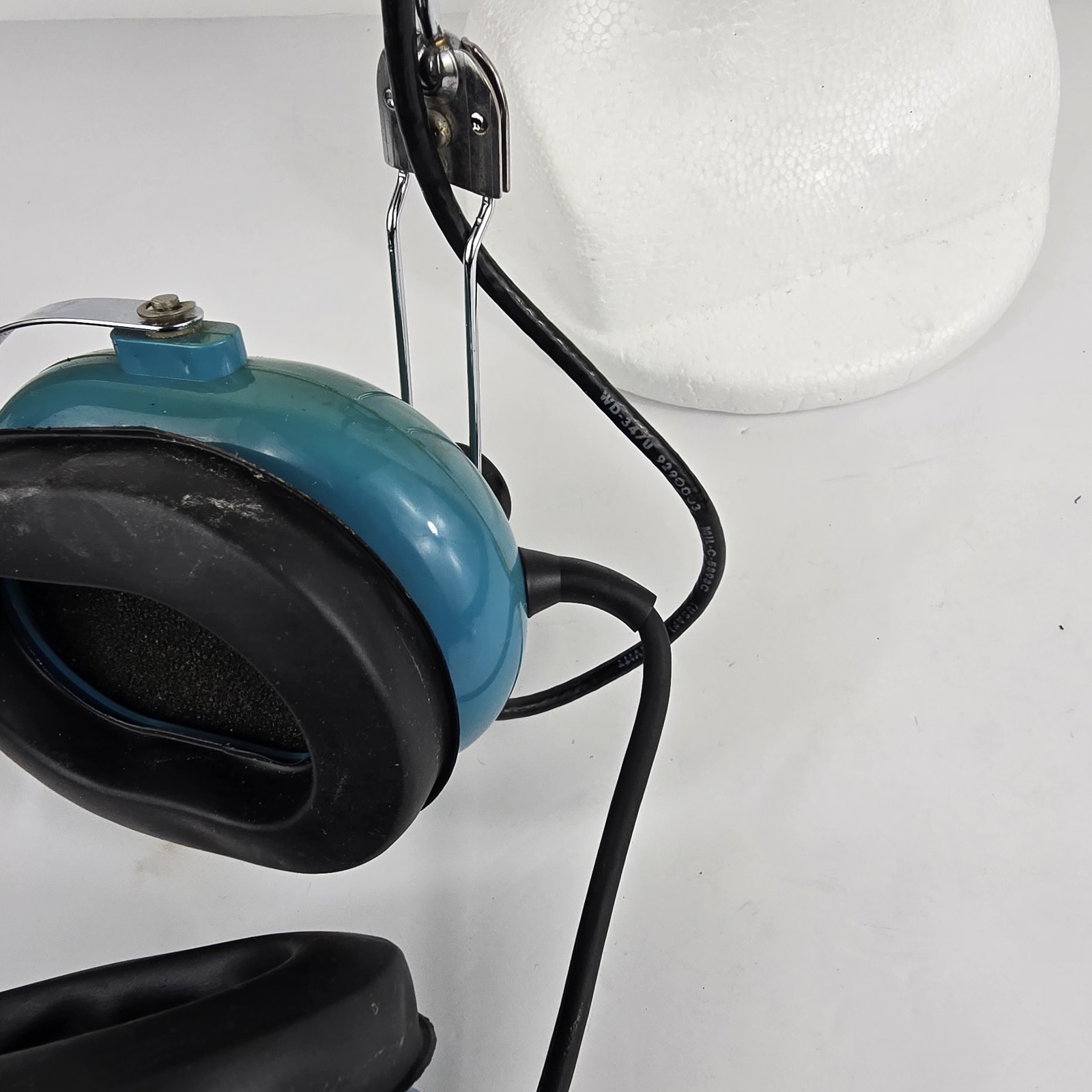 Sigtronics S-40 Pilot Aviation Headset Teal Blue Flying Headset Untested AS IS