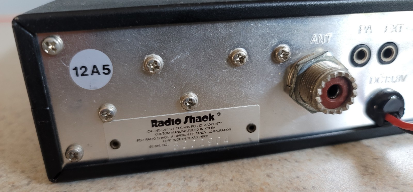 RADIO SHACK TRC 485 CB RADIO AM SSB