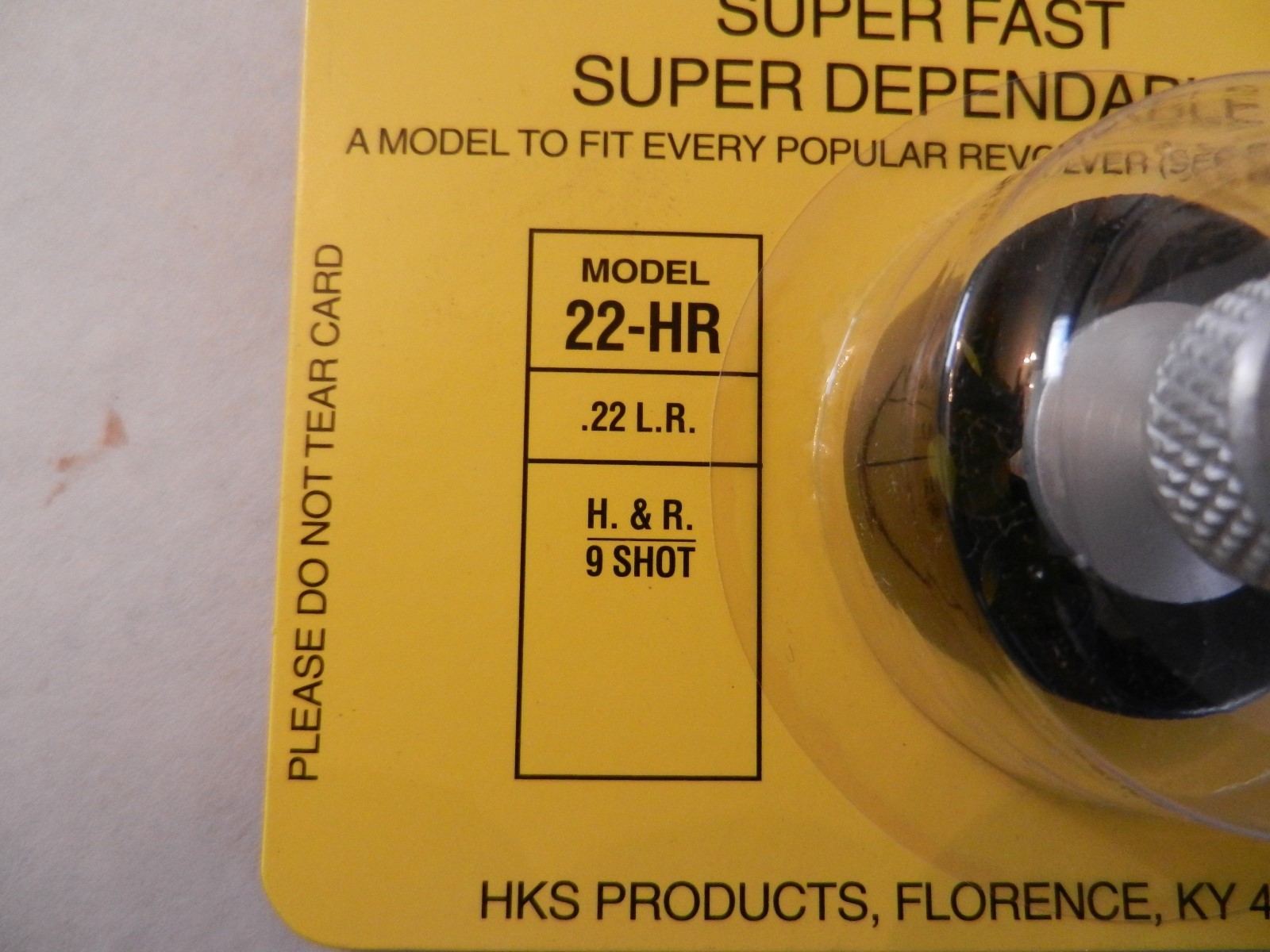 HKS Speedloader; NEW; 22-HR; 9-Shot; 22 LR; 2 Pack; Fast & Dependable